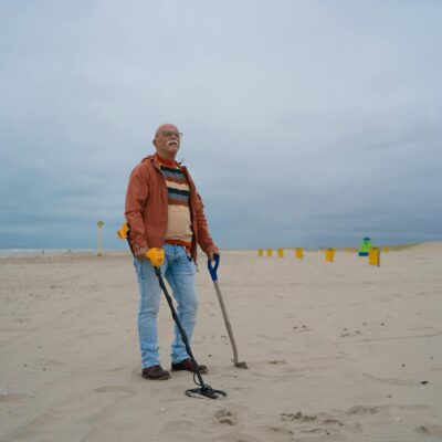 Treasure Hunter on Beach