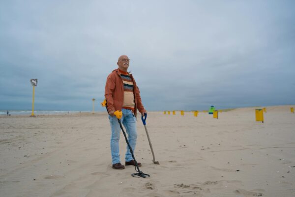 Treasure Hunter on Beach